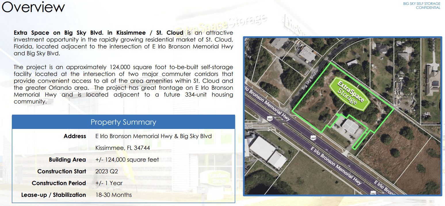 SStorage 1 LLC Big Sky Selfstorage summary 1
